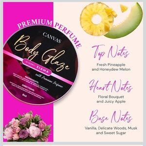 Canvas Siama Body Glaze - Pink and Black